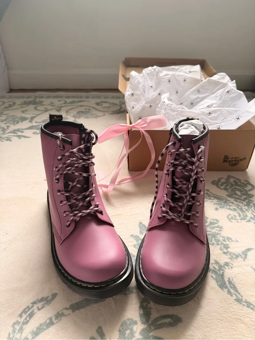 Dr. Martens Junior 1460 Muted Leather Boots